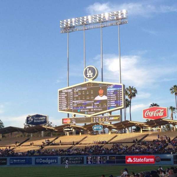 Dodger Stadium, section: 20FD, row: B, seat: 1