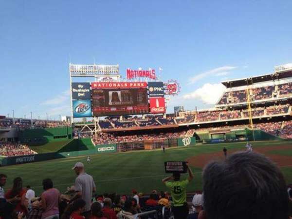 Nationals Park, section: 115, row: J, seat: 16