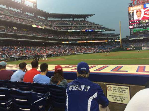 Citizens Bank Park, section: 116, row: 4, seat: 18