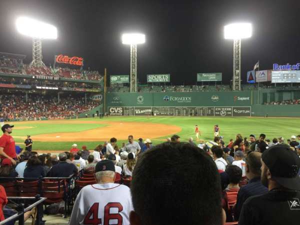 Fenway Park, section: Loge Box 106, row: EE, seat: 4