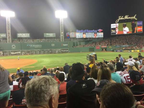 Fenway Park, section: Loge Box 106, row: EE, seat: 4