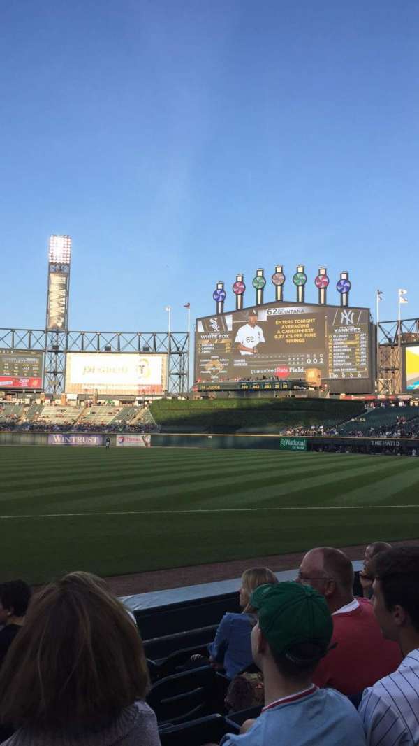 Rate Field, section: 120, row: 6, seat: 8
