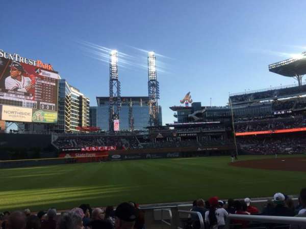 Truist Park, section: 38, row: 10, seat: 1