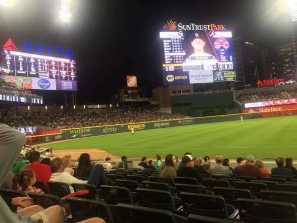 Truist Park, section: 38, row: 10, seat: 1