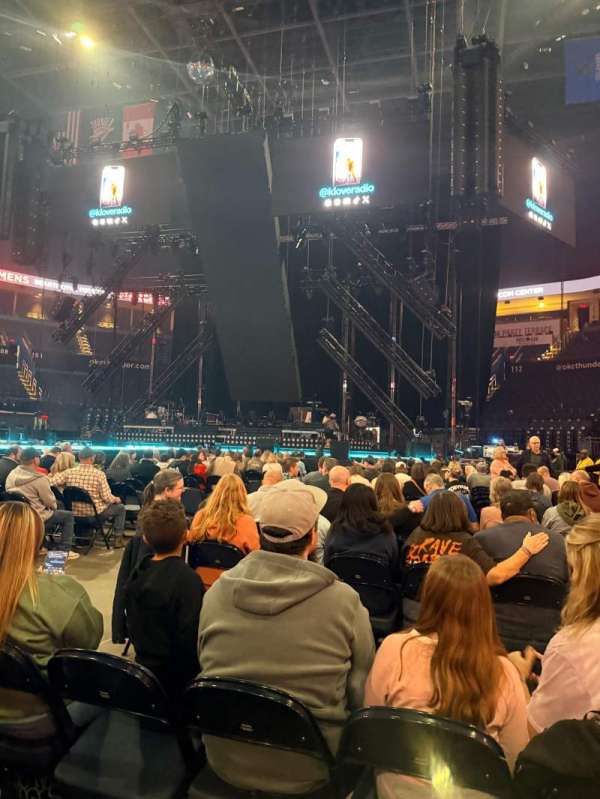 Paycom Center, section: FL, row: 9, seat: 4