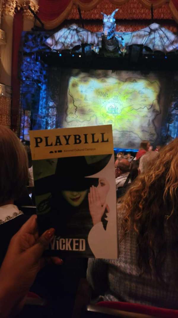 Academy of Music, section: Parquet Center, row: P, seat: 102