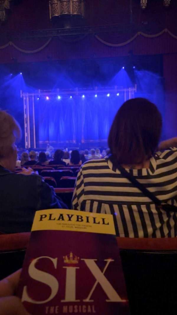 The Fabulous Fox Theatre, St. Louis, section: Orchestra 4, row: T, seat: 120