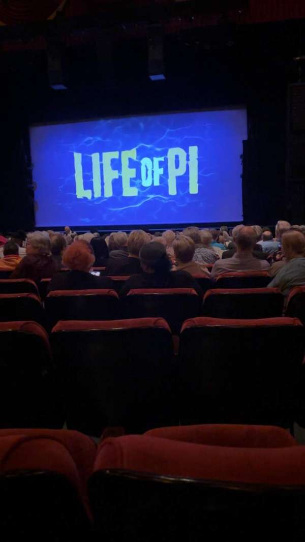 The Fabulous Fox Theatre, St. Louis, section: Orchestra 4, row: O, seat: 124