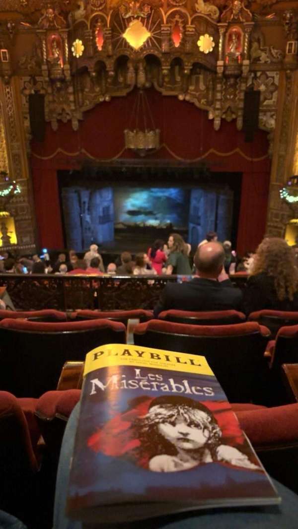 The Fabulous Fox Theatre, St. Louis, section: Middle Balcony 4, row: O, seat: 122