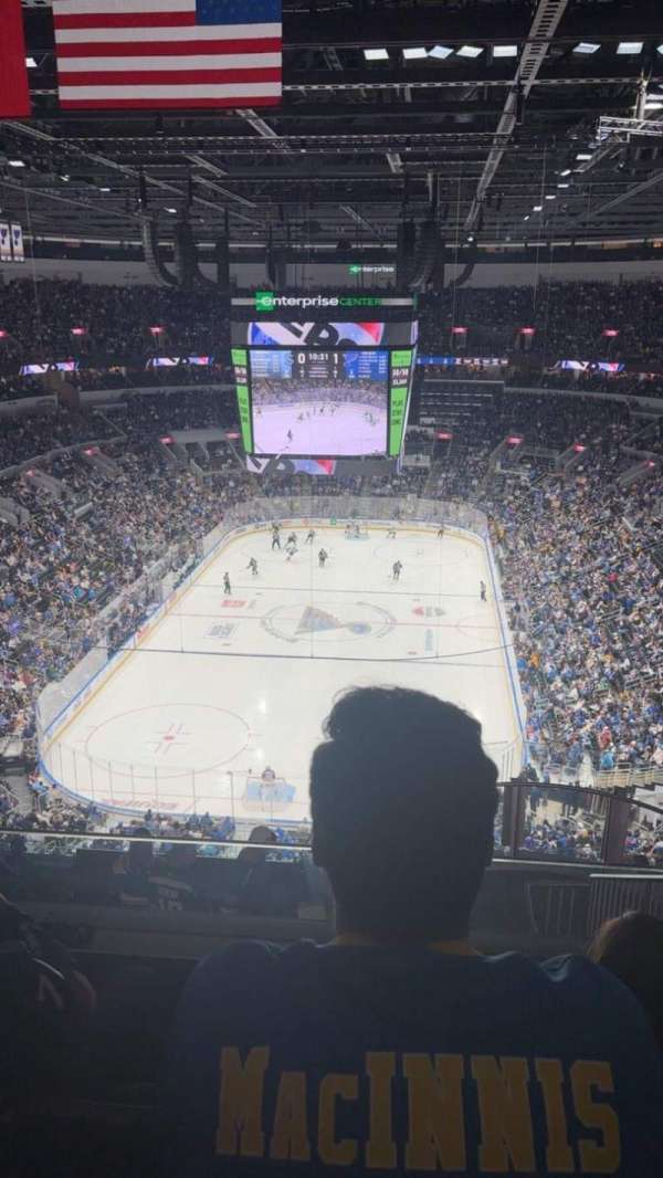 Enterprise Center, section: 328, row: N, seat: 4