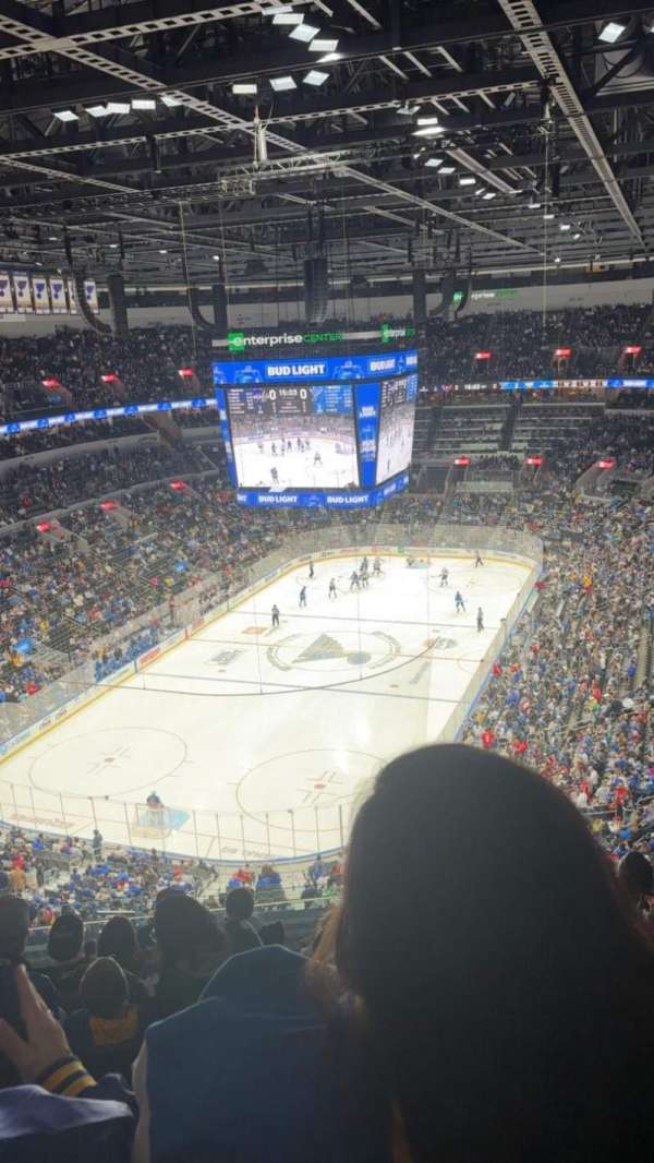 Enterprise Center, section: 326, row: N, seat: 19