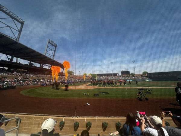 Salt River Fields, section: 109, row: 4, seat: 9