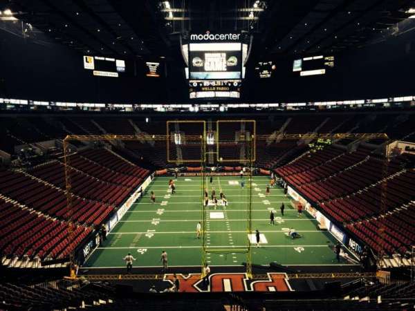 Moda Center, section: 209, row: O, seat: 2