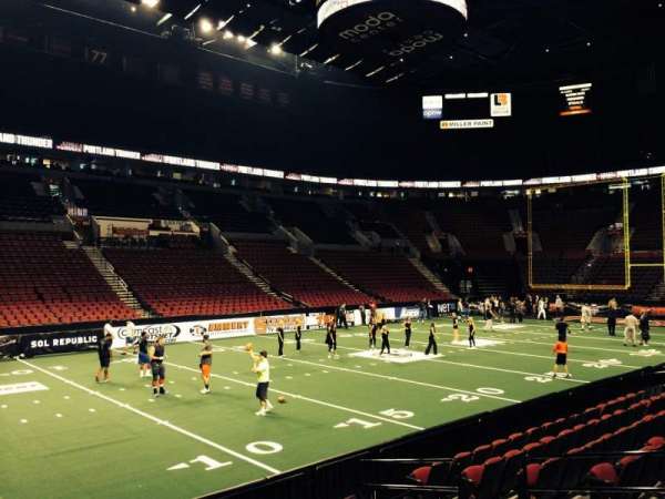 Moda Center, section: 114, row: H, seat: 10