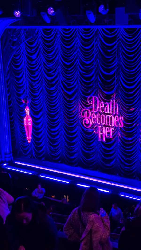 Lunt-Fontanne Theatre, section: Middle Mezzanine R, row: B, seat: 128
