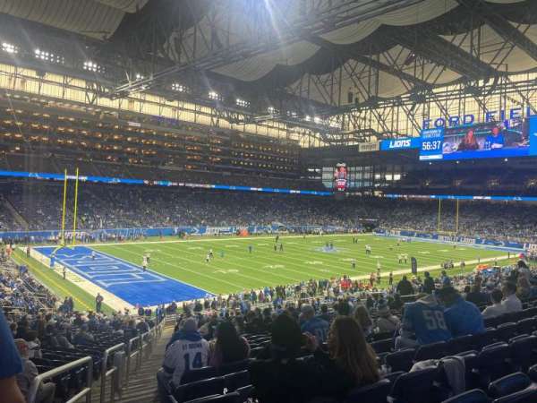 Ford Field, section: 122, row: 34, seat: 1