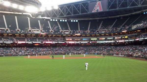 Chase Field, section: 142, row: 22, seat: 2