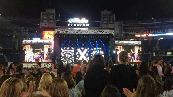 Gillette Stadium, section: Floor C4, row: 9, seat: 10