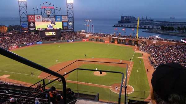 Oracle Park, section: VR319, row: 3, seat: 16