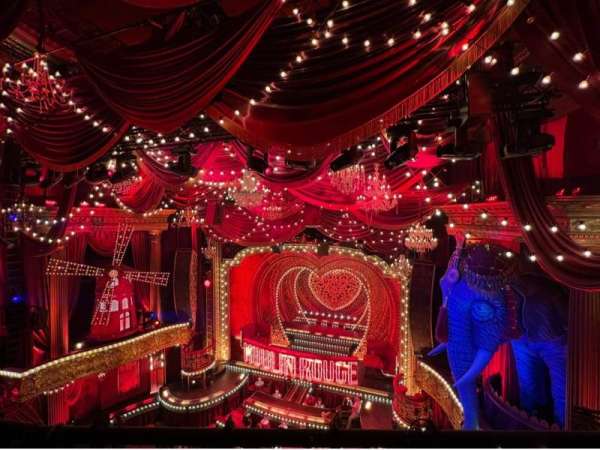 Piccadilly Theatre, section: Grand Circle, row: 1, seat: 7