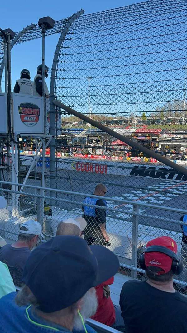 Martinsville Speedway, section: West Grandstand I, row: 5, seat: 1
