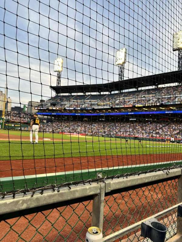 PNC Park, section: 25, row: A, seat: 4