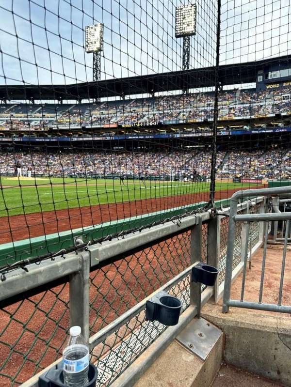PNC Park, section: 25, row: A, seat: 4