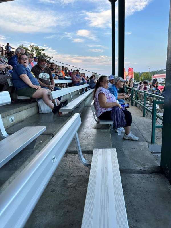Grandstand at the West Virginia State Fair, section: 6, row: 1, seat: 19