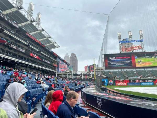Progressive Field, section: 155, row: H, seat: 7
