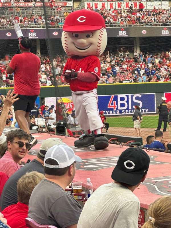 Great American Ball Park, section: 119, row: H, seat: 5