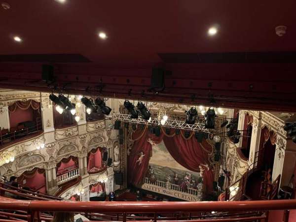 Lyceum Theatre, Sheffield, section: Balcony, row: H, seat: 1