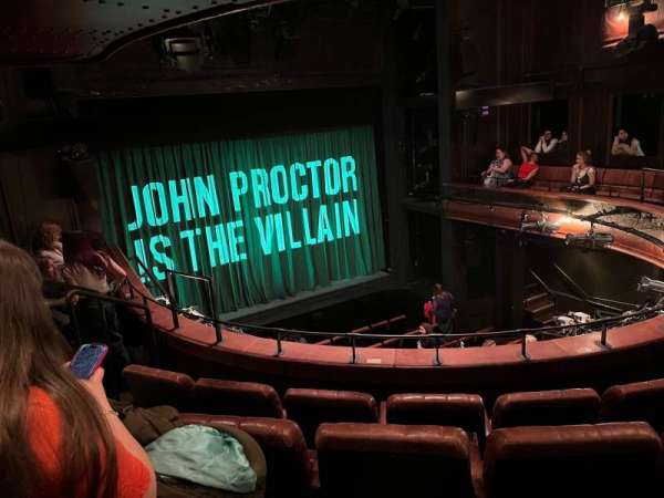Royal Court Theatre, section: Circle, row: D, seat: 20