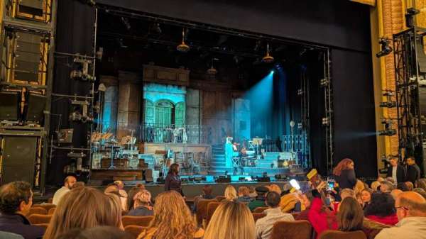 Forrest Theatre, section: Orchestra L, row: L, seat: 3