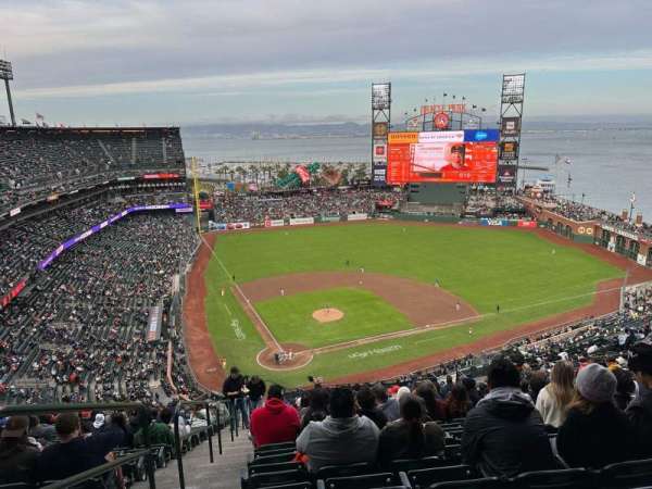 Oracle Park, section: VR312, row: 17, seat: 21