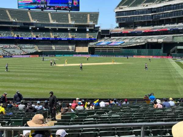 Oakland Coliseum, section: 108, row: 24, seat: 17