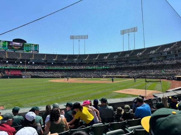 Oakland Coliseum, section: 128, row: 7, seat: 14