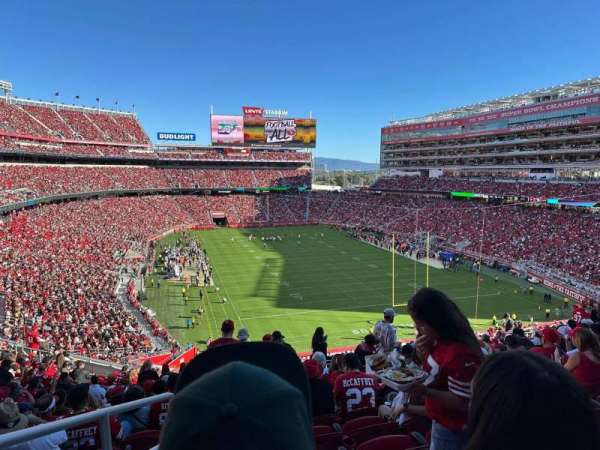 Levi's Stadium, section: 205, row: 18, seat: 22