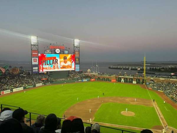 Oracle Park, section: VB321, row: E, seat: 12