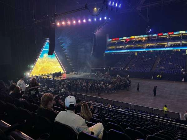 The O2, London, section: 102, row: T, seat: 66