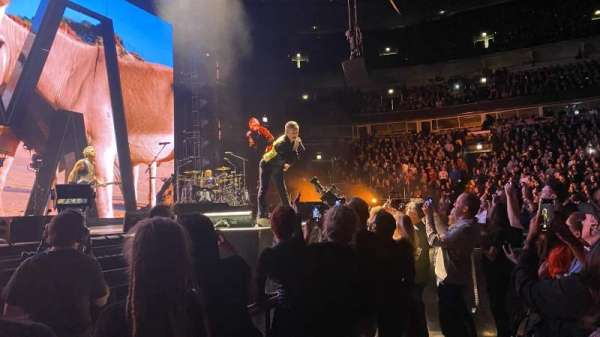 United Center, section: Floor 1, row: 2, seat: 13