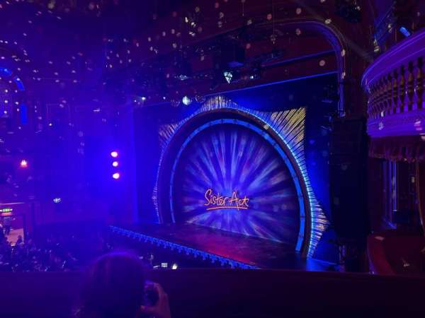 Dominion Theatre, section: Circle, row: B, seat: 4