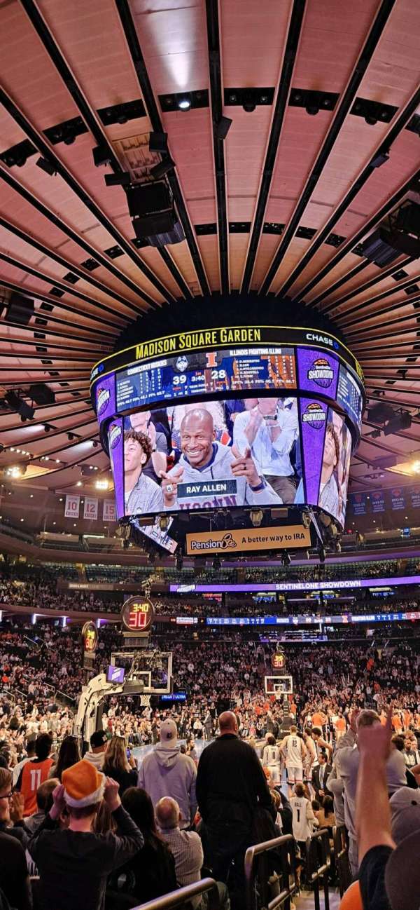 Madison Square Garden, section: 3, row: 14, seat: 1