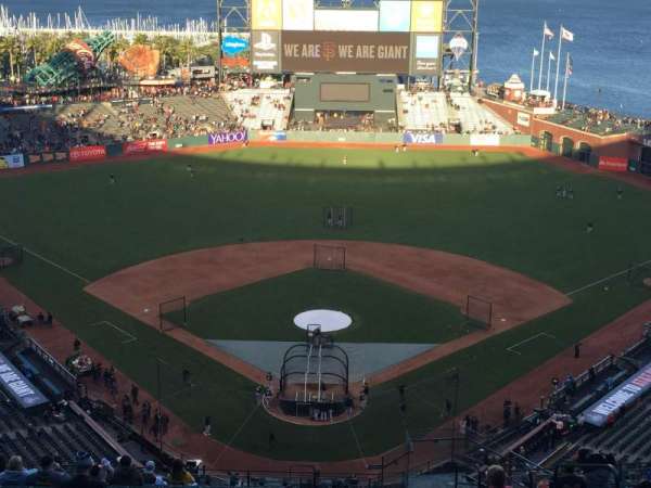 Oracle Park, section: VR315, row: 18, seat: 5