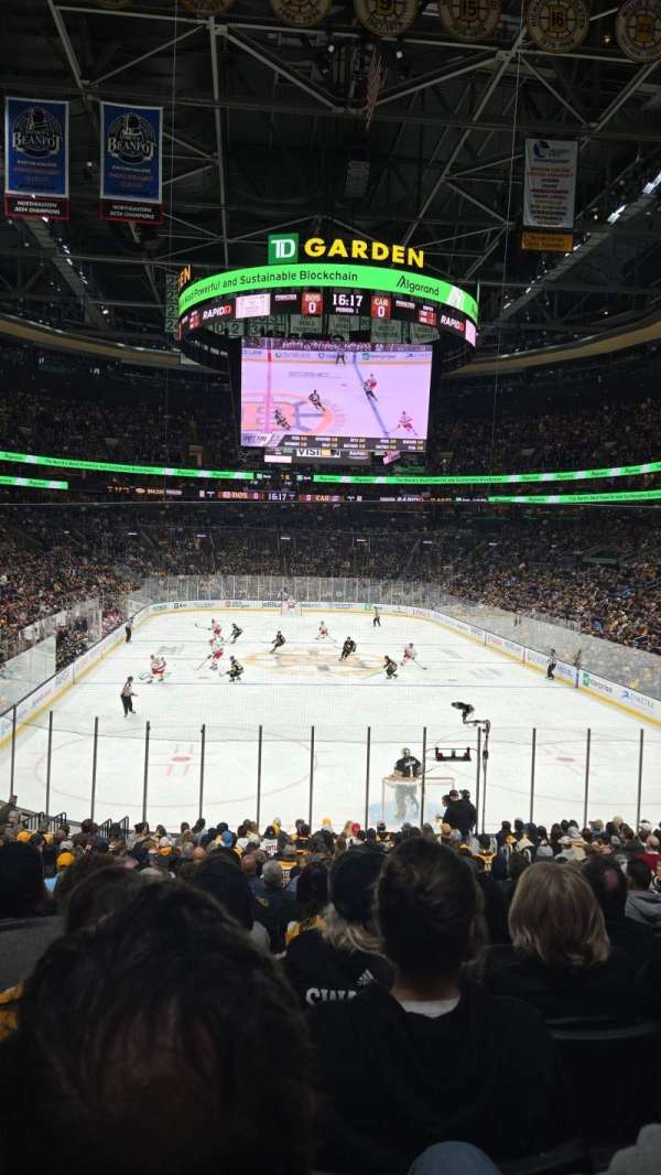 TD Garden, section: 7, row: 25, seat: 36