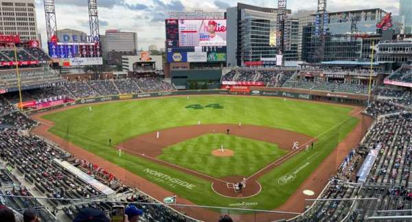 Truist Park, section: 327, row: 10, seat: 1