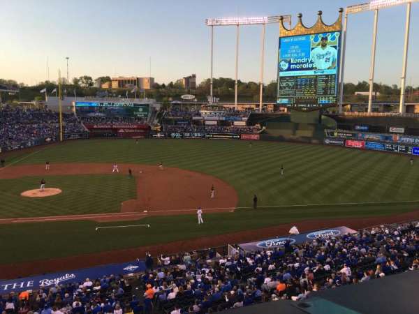 Kauffman Stadium, section: 316, row: A, seat: 12