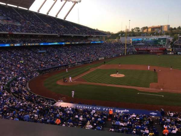 Kauffman Stadium, section: 316, row: A, seat: 12