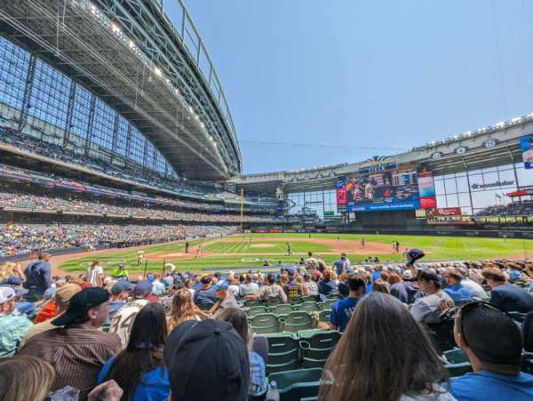 American Family Field, section: 114, row: 17, seat: 9