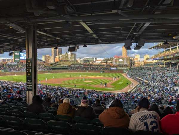 Wrigley Field, section: 215, row: 15, seat: 15
