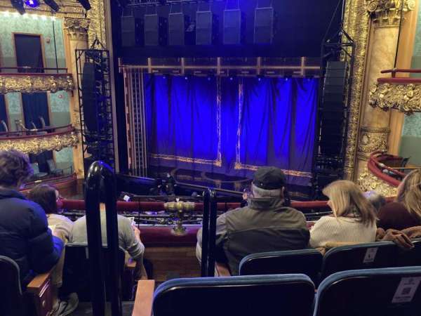 Emerson Colonial Theatre, section: Dress Circle R, row: E, seat: 4